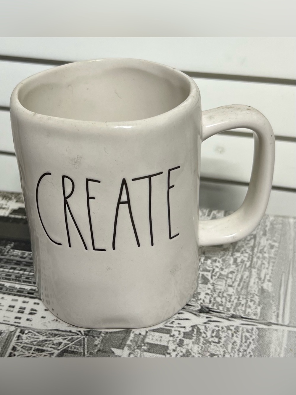 Rae Dunn by Magenta Coffee Tea Mug CREATE Farmhouse Style Artisan Collection
